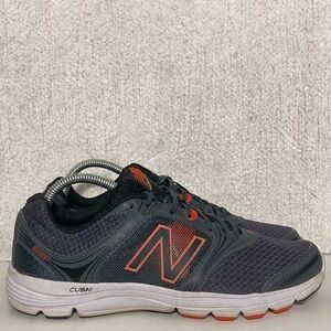 New Balance Mens Black Grey Orange Cush+ Running Athletic Sneakers Shoes SZ US 8